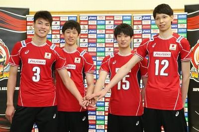 ワールドカップバレー2015男子日本代表