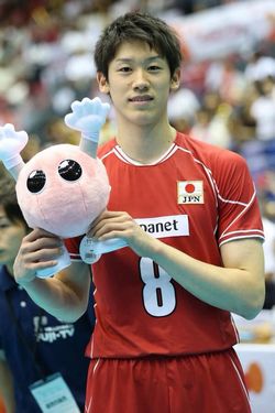 日本代表の石川祐希選手